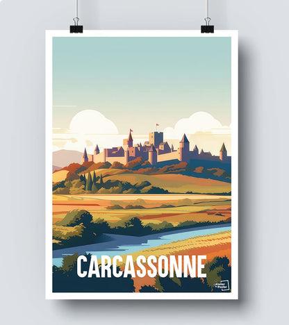 Affiche Carcassonne