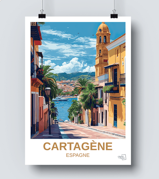 Affiche Cartagène - Espagne