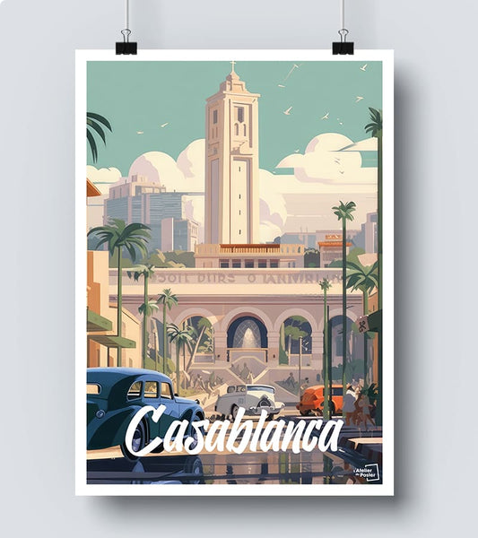 Affiche Casablanca - Maroc