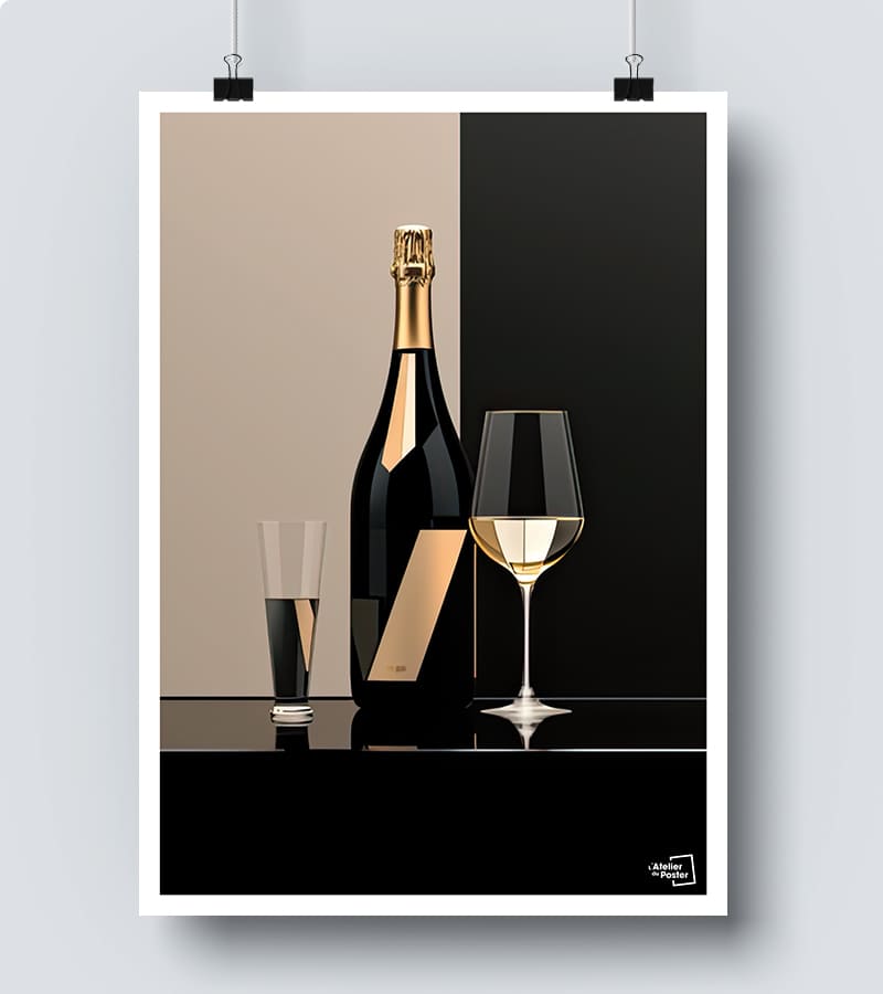 Affiche Champagne