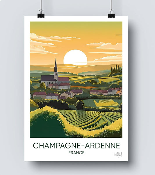 Affiche Champagne Ardenne