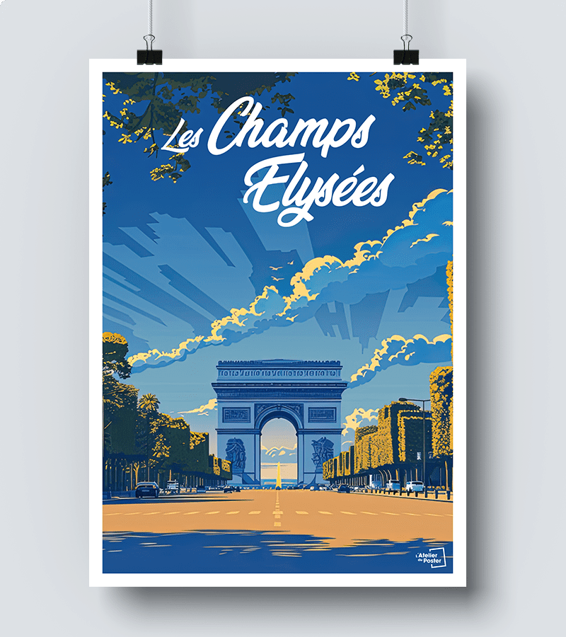 affiche champs elysée