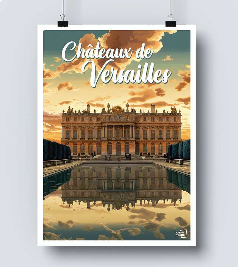 Affiche Châteaux De Versailles Latelier Du Poster