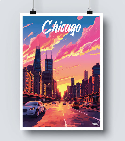 Affiche Chicago - USA