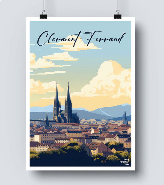 Affiche Clermont-Ferrand