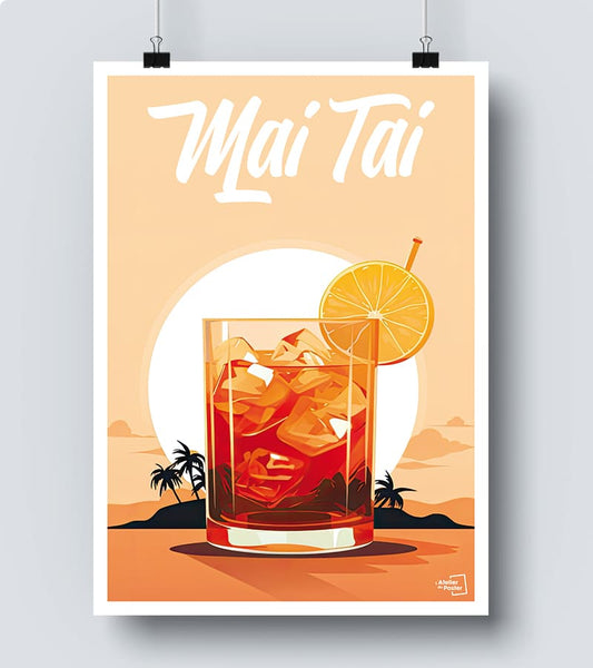 Affiche Cocktail Mai Tai