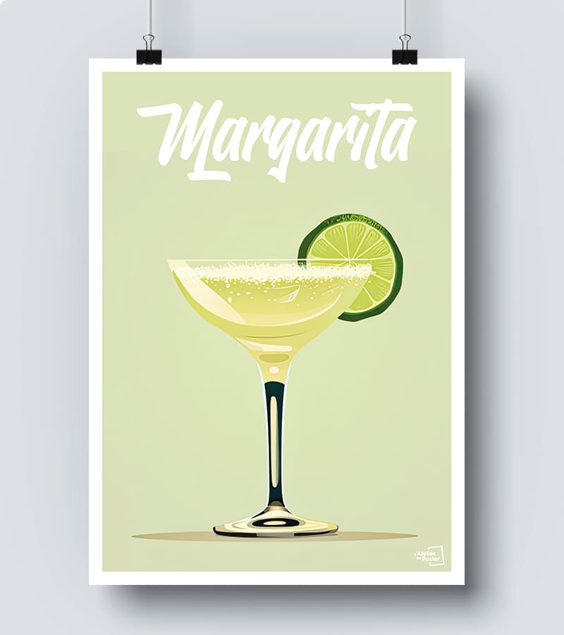 Affiche Cocktail Margarita