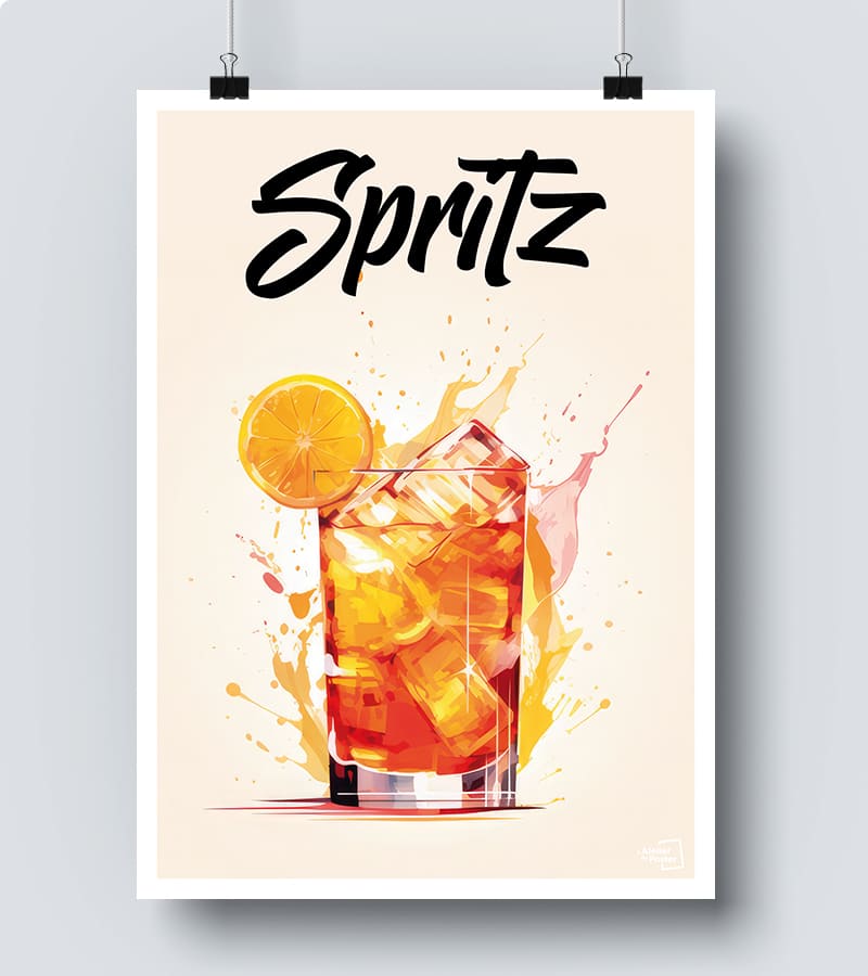 Affiche Cocktail Spritz