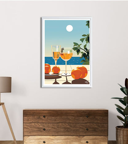 poster Cocktail en Vacance