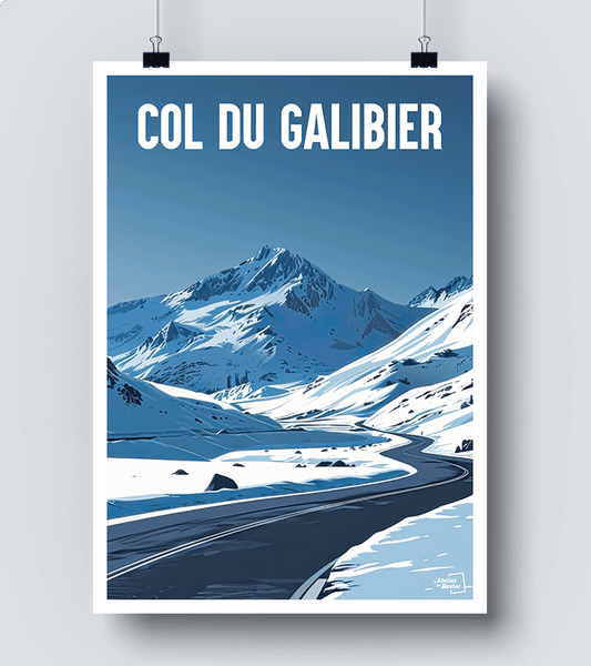 Affiche Col du Galibier