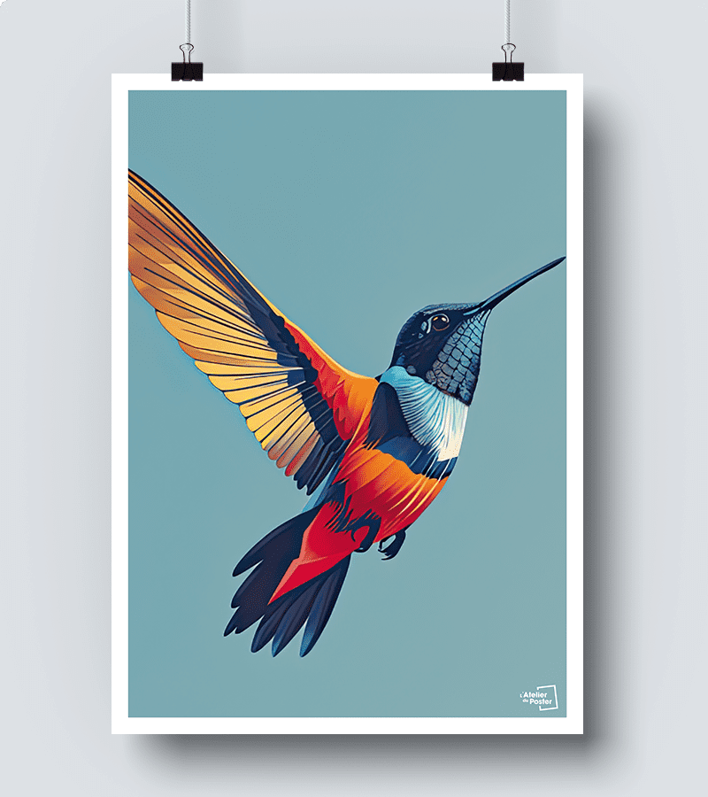 Affiche Colibri