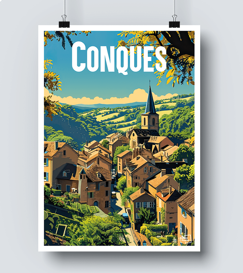 Affiche Conques