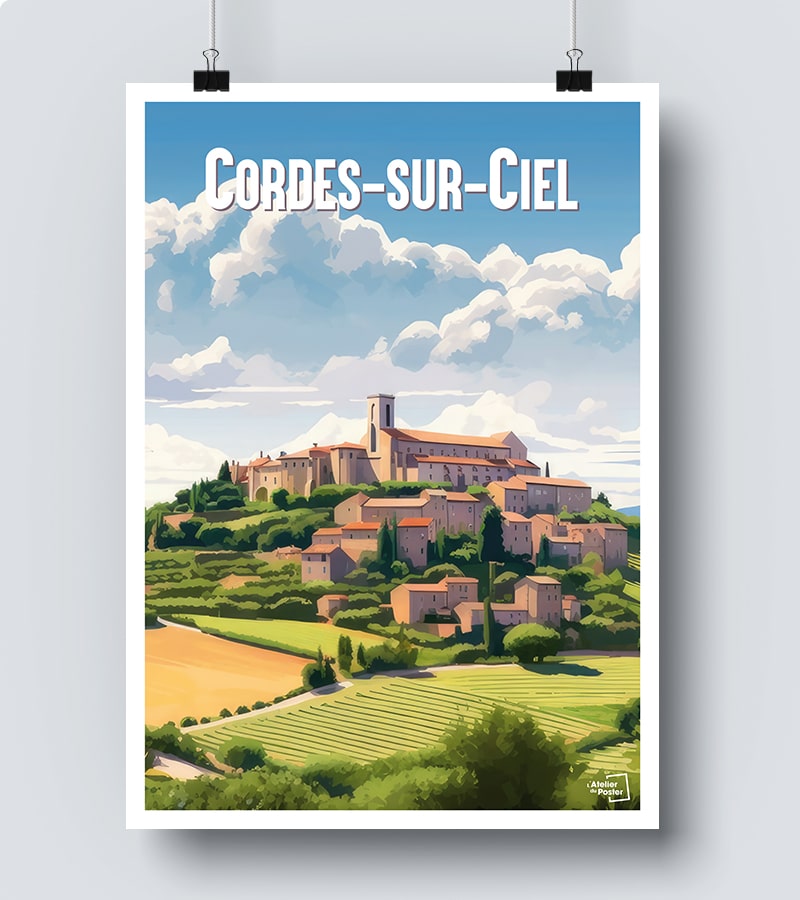 Cordes sur ciel affiche