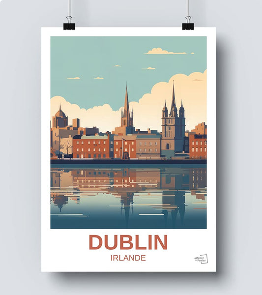 Affiche vintage Dublin