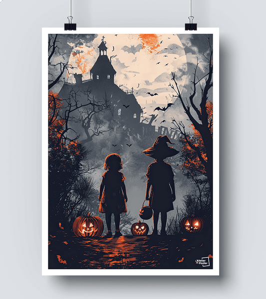 Affiche Enfants Halloween