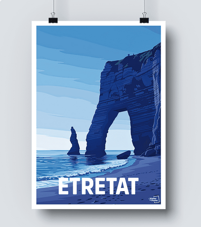 affiche etretat