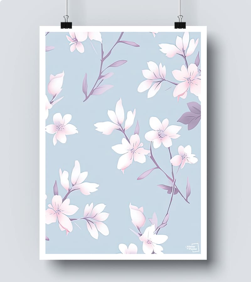 Affiche Florale - Motif