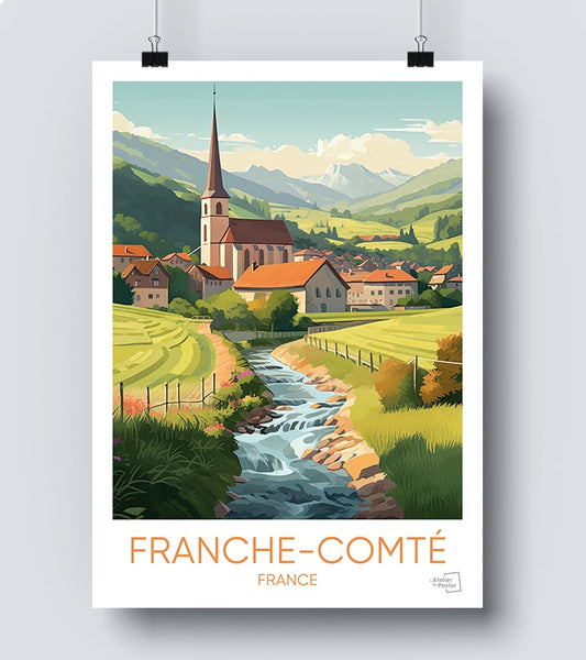 Affiche Franche Comté