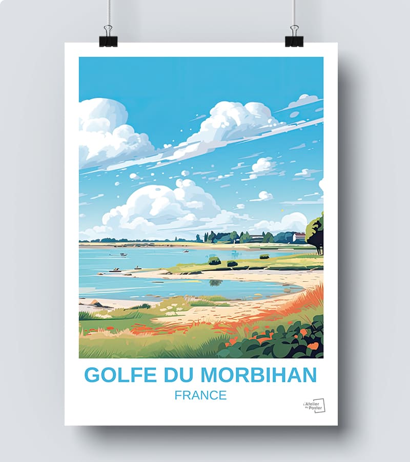 Affiche Département du Golfe du Morbihan