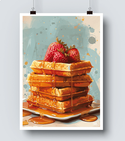 Affiche Gaufre