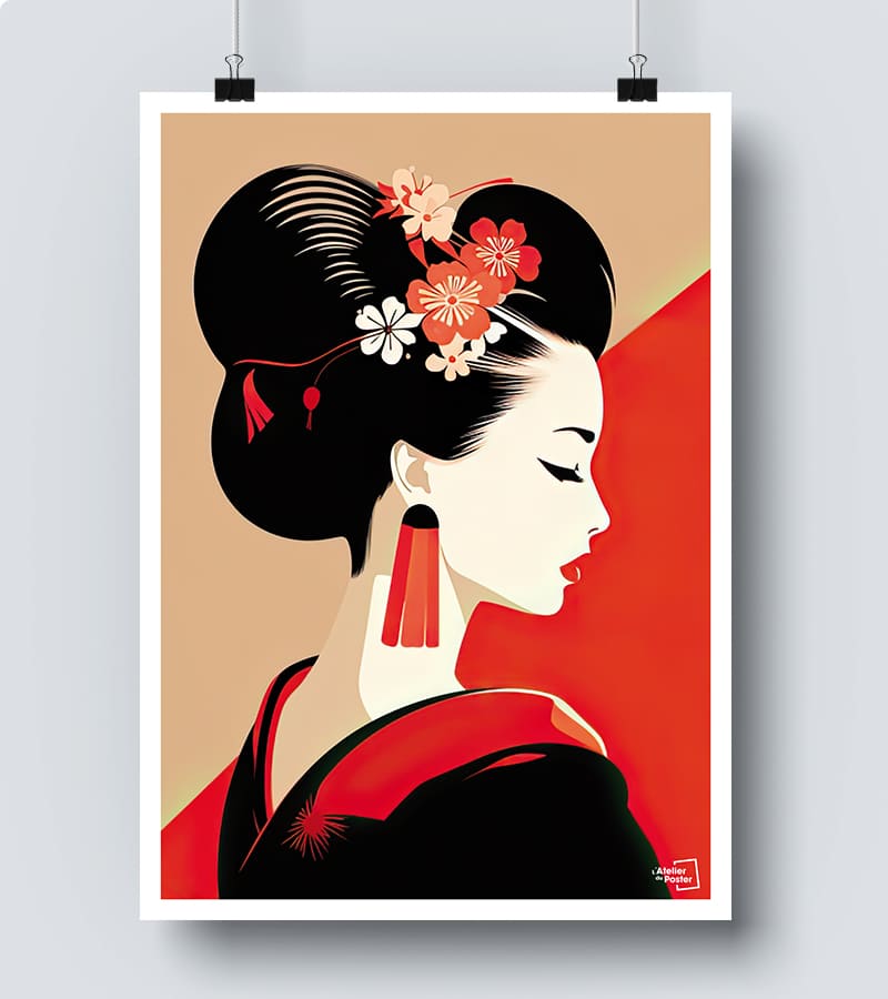 Affiche Geisha