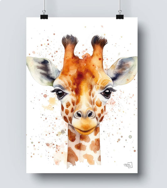 Affiche Girafe