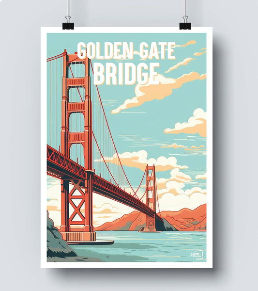 Affiche The Golden Gate Bridge