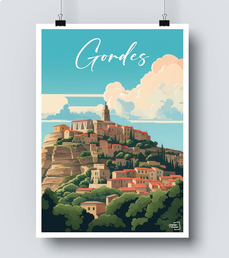 Affiche Gordes