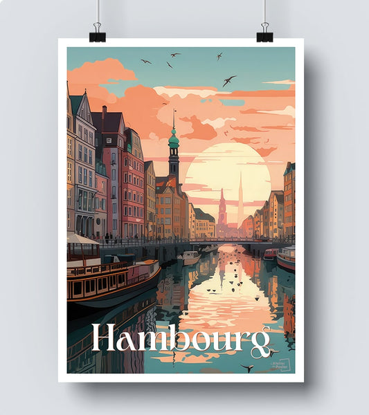 Affiche Hambourg