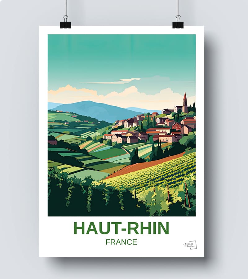 Affiche Département du Haut-Rhin