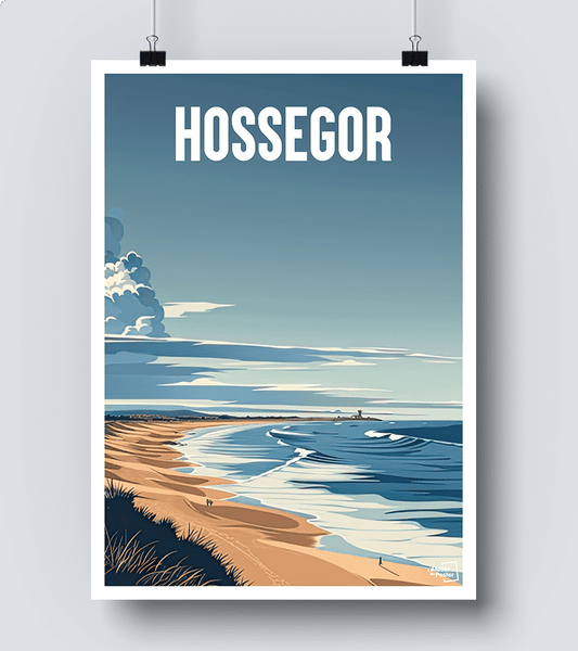 affiche hossegor