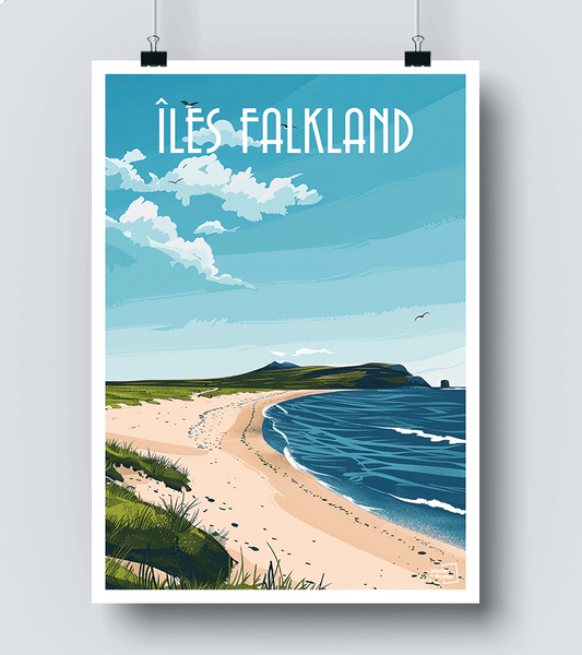 Affiche Iles Falkland Malouines