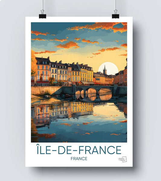 Affiche Ile de France