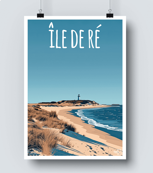 Affiche Vintage Ile de Ré