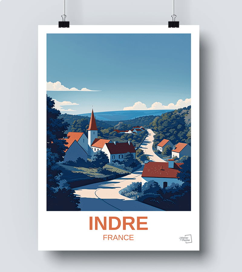 Affiche Département de l Indre – L'Atelier du Poster