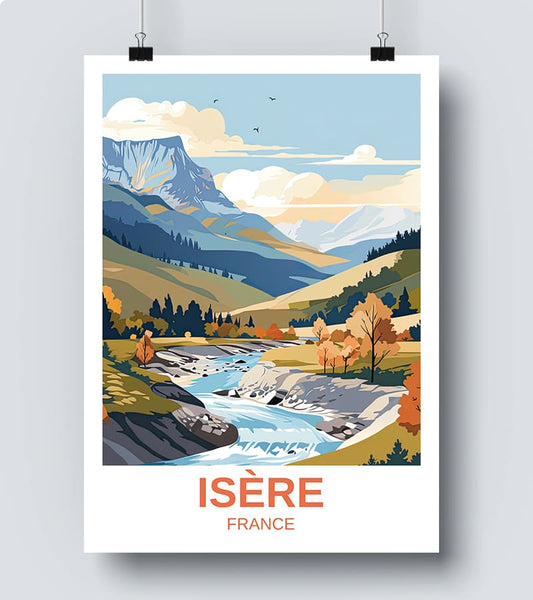 Affiche Département de l'Isère