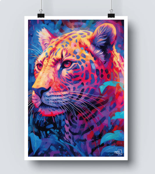 Affiche Jaguar Pop Art