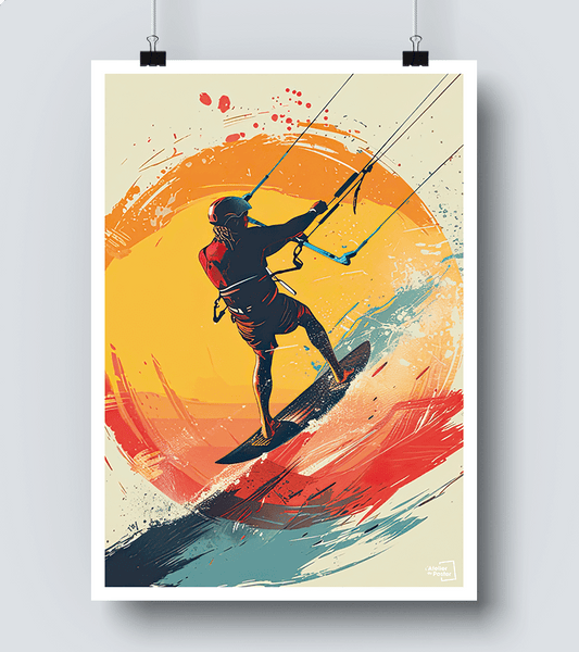 Affiche Kitesurf