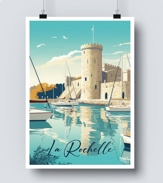 Affiche Vintage La Rochelle
