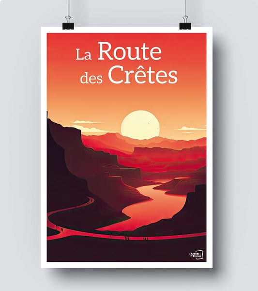 affiche la route des Crêtes