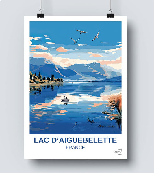 Affiche Lac d'Aiguebelette