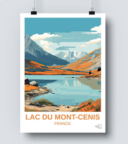 Affiche du lac cenis