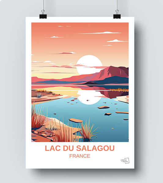 Affiche Lac du Salagou