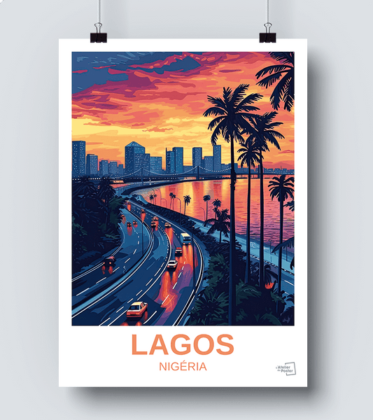 Affiche Lagos - Nigéria