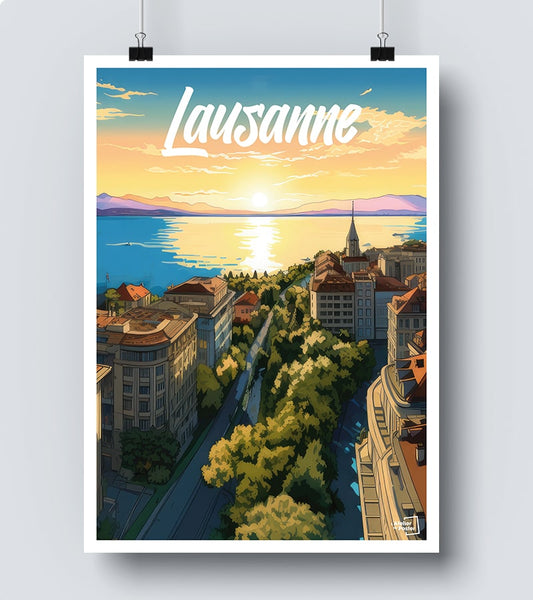 Affiche Lausanne