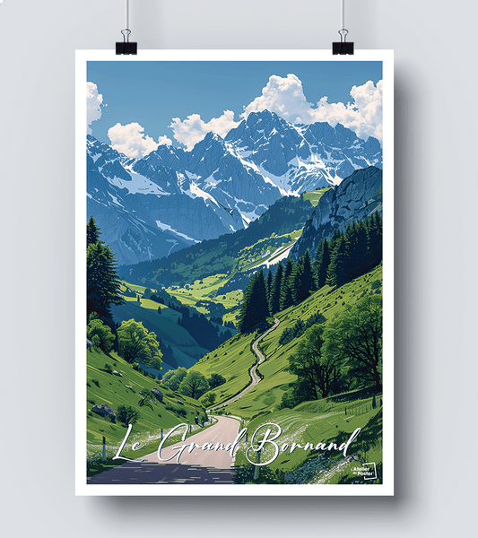 Affiche Le Grand Bornand vintage