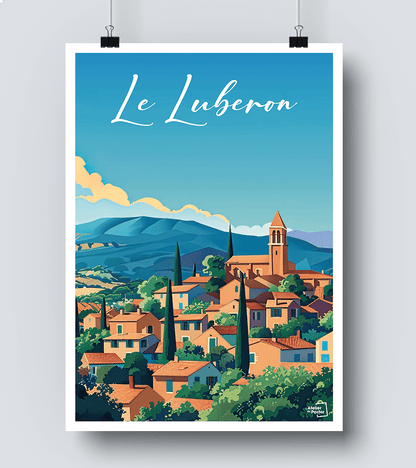 Affiche Le Lubéron