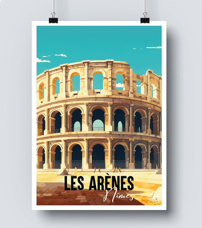Affiche Arène de Nîmes