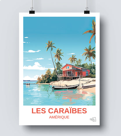 Affiche Les Caraïbes