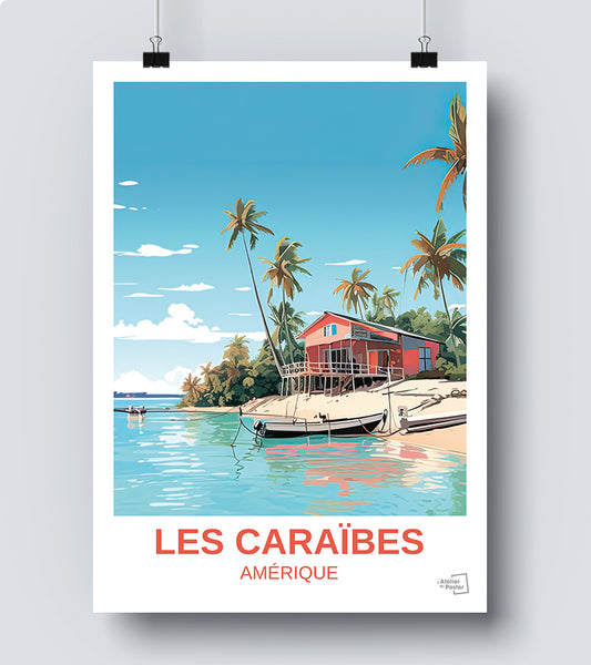 Affiche Les Caraïbes